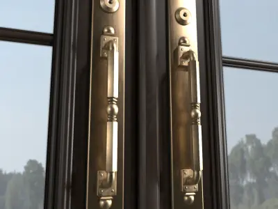 Entrance classic door External Doors Exterior Door 3D model