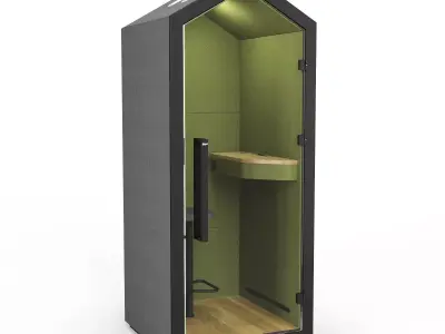 Treehouse Acoustic Booth 3D model