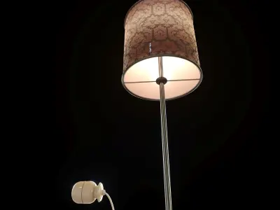 Vintage Standing Lamp 3D model
