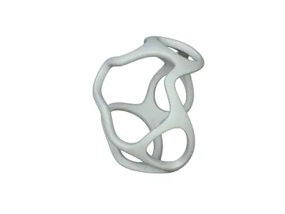 SciFi Cube Object No 34454 Low Poly Shape Texture