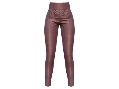 Shiny Maroon Pants Low-poly 3D model