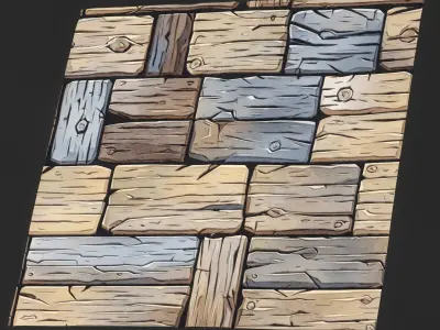 Stylized Wood Seamless Texture  Texture