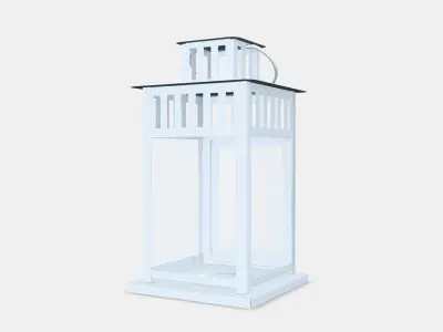 BORRBY Lantern for block candle 1 Low-poly 3D model