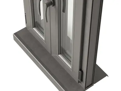 Double Glazed Window VOL 02 3D model