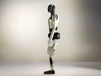 Optimus Tesla Bot Gen 3 Low-poly 3D model