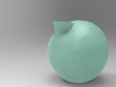 Lue Vase Low-poly 3D model