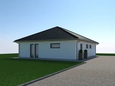 House Collection 2 with outdoor patio 3D model