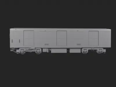 BVG Class A3L92 Train Exterior 3D Printing ready 3D print model