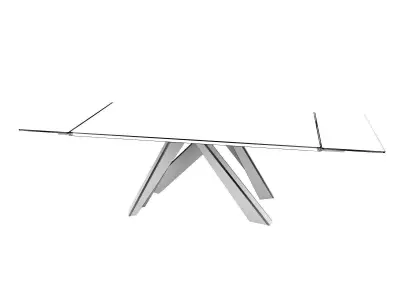 Big Dining Tables Extended 3D model