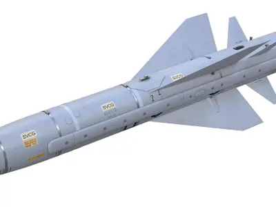 Martel AJ 168 TV-guided Missile 3D model