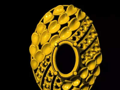 Tops earrings 3D print model