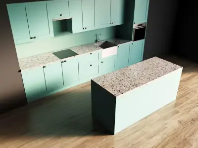 118-Kitchen10 matte 10 3D model