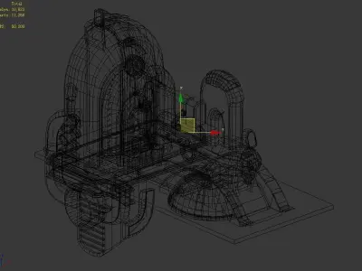 Mechanical Construction - Energy Producer 01 3D model