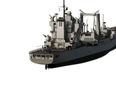 Support boat 3D model