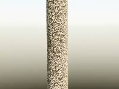 Sandstone Roman Column Low-poly 3D model