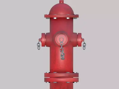 Hidrante 3D render 3D model