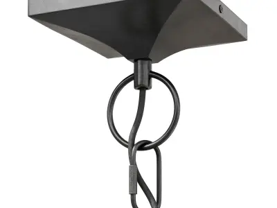 Potterybarn Caleb handmade lantern and sconce 3D model