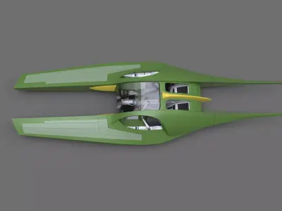 Star Wars Zam speeder 3D print model