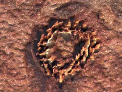 Gosses Bluff Crater 3D model