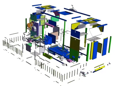 A30 door sealing strip oven 3D model