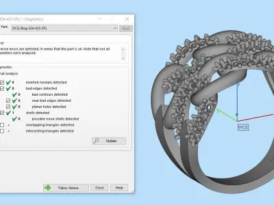 Jewelry ring 433 3D print model