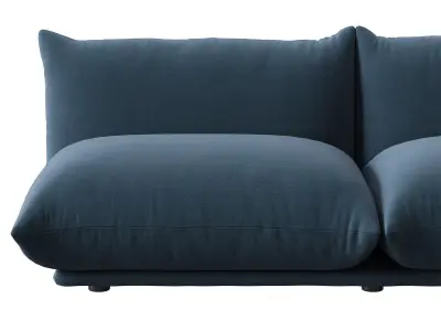 Marenco 2 Seater Sofa without Armrests 3D model