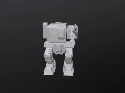Mecha door handle 3D print model