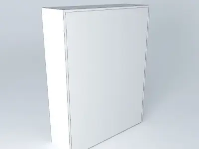 Wardrobe Cupboard DOORS HSU3D 22 17 BRW Milano Oak 3D model