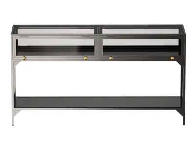 Ventana Display Console Table Crate and Barrel 3D model