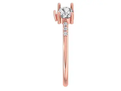 Women Light Weight Band Ring 3D print model 26