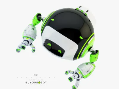 Dog walker IV bot 3D model