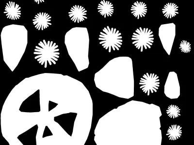 stylized Floating Islands  nature  Low-poly 3D model Low-poly 3D model