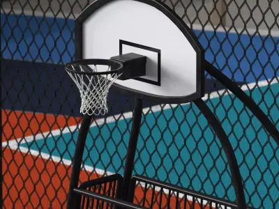 Urban Multi-Functional Sports Complex 3D Model 3D model