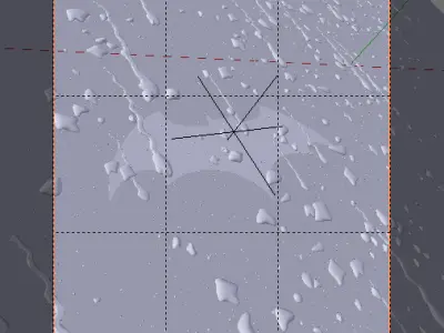 Batman Logo Design 3D model