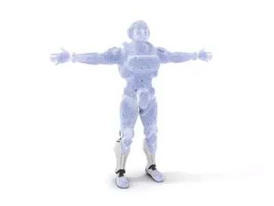 Advanced Android Armor model pack Low-poly 3D model