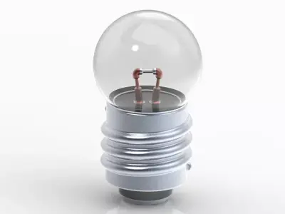 Torch Light Bulb 3D print model
