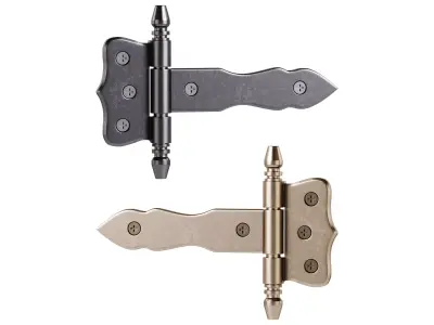 Door Strap Hinge 3D model