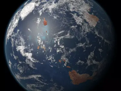 Oceanic Planet 02 Free 3D model