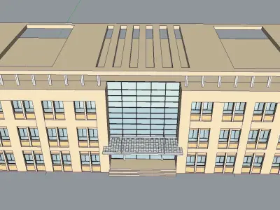 vacation spot-Resort-Fashion Leisure Hotel-089 3D model