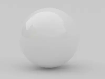 Pool Snooker Ball white 3D model
