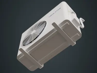 Air Conditioner 4A Low-poly 3D model