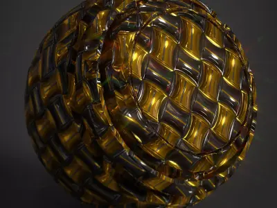 Hard Surface material - VOL 03 - Maps - SBsar -sci-fi Pattern Texture