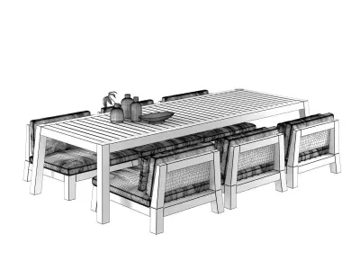 Outdoor Set 20 3D model