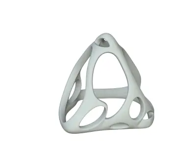 SciFi Cube Object No 64366 Low Poly Shape Low-poly 3D model