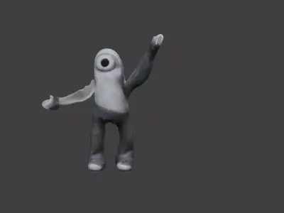 Sunbeam Rigged Character  Free low-poly 3D model