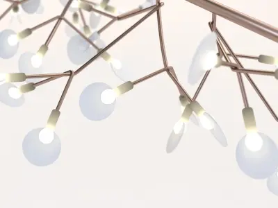 Moooi Heracleum Endless Suspension Lamp 3D model