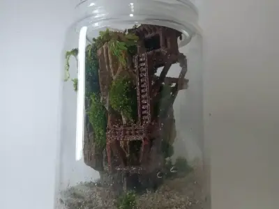 Japanese Model For Aquarium and Terrarium  Free 3D print model