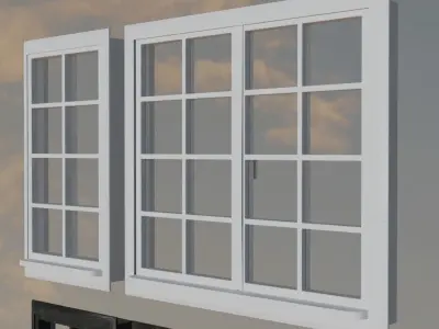 Windows Low-poly 3D model