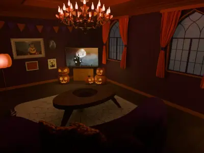 The Halloween Room 3D model
