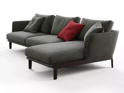 Chelsea CHC04 Corner Sofa Composition 3D model
